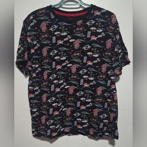 Lrg Eighty Eight Black and Red Graphic Tee